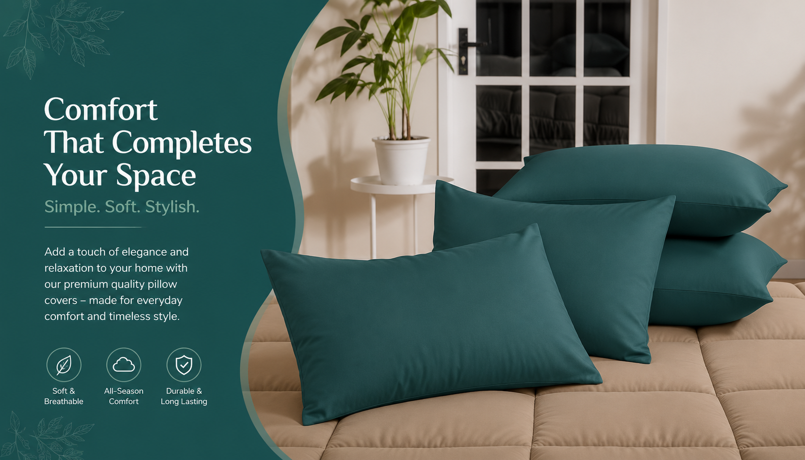 Comfort That Completes Your Space: Premium Pillow Covers for Everyday Luxury