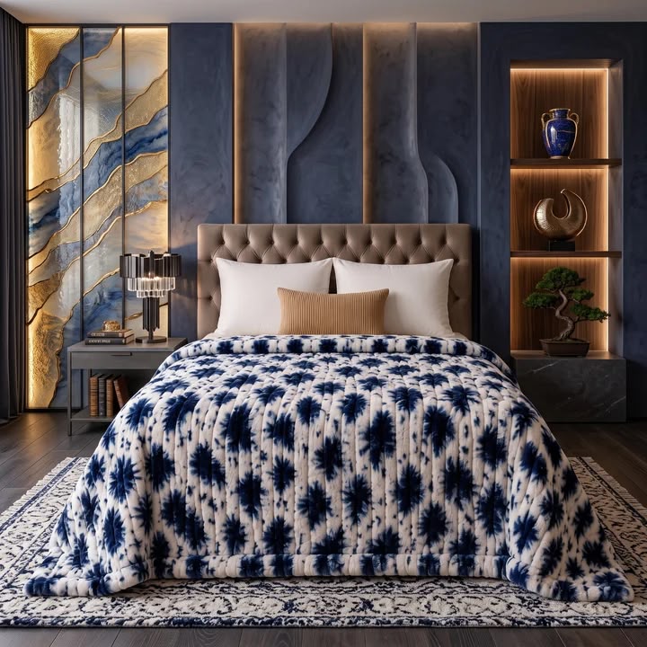 Designer Plush AC Blanket