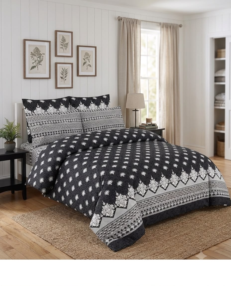Elegant Cotton Bedsheet Set