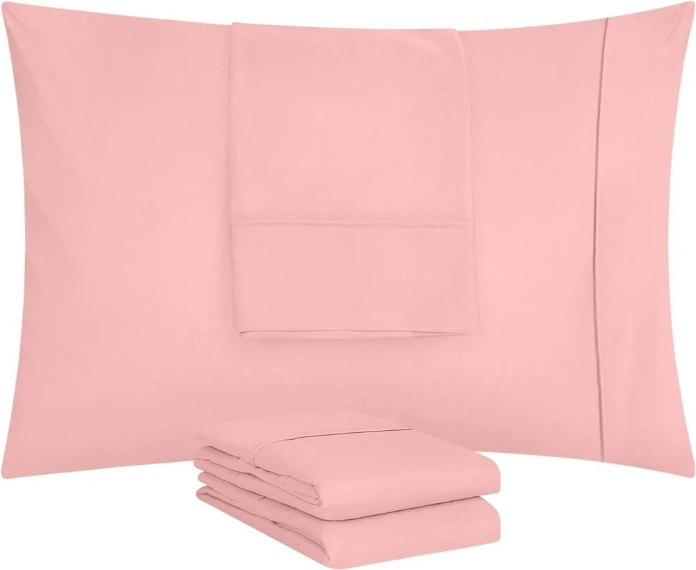 Ferrera Pink Pillow Case-Pack of 4