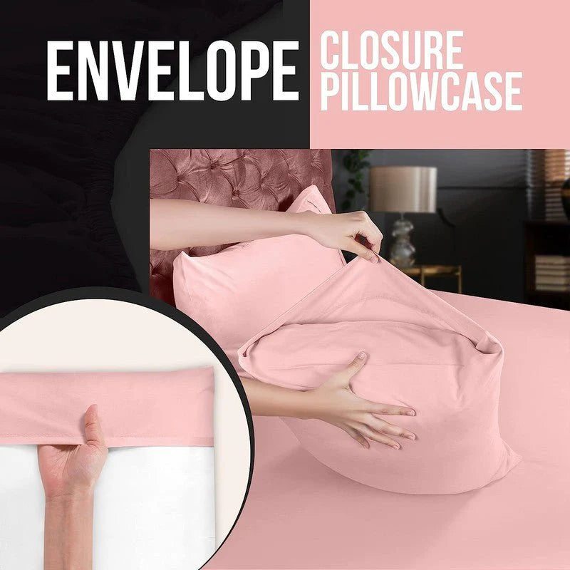 Ferrera Pink Pillow Case-Pack of 4